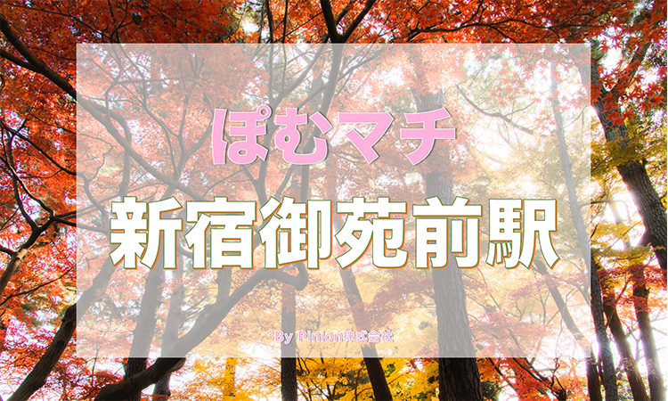 丸ノ内線 新宿区 新宿御苑前駅周辺の街情報 ぽむマチ 新宿御苑前 Pinion株式会社 ピニオン